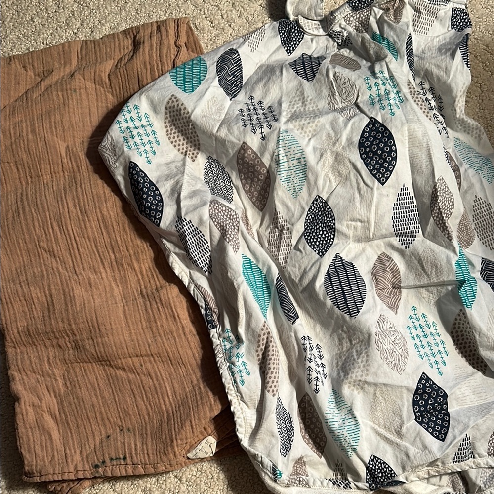 Muslin blanket and nursing cover